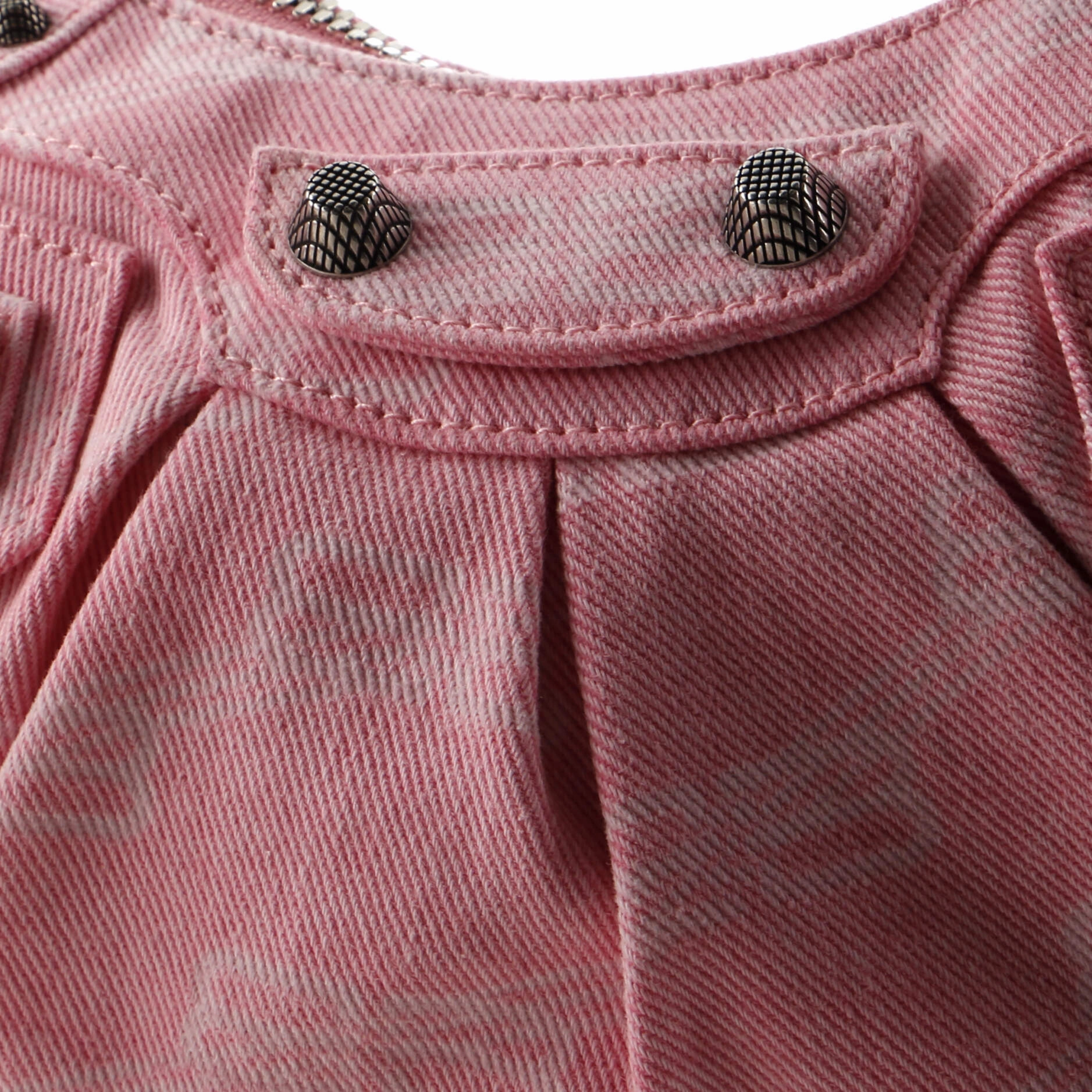 Le Cagole Giant Studs Shoulder Bag BB Denim XS