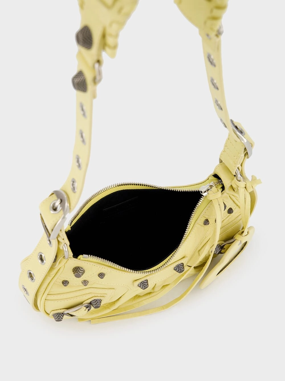 Le Cagole XS Yellow shoulder bag