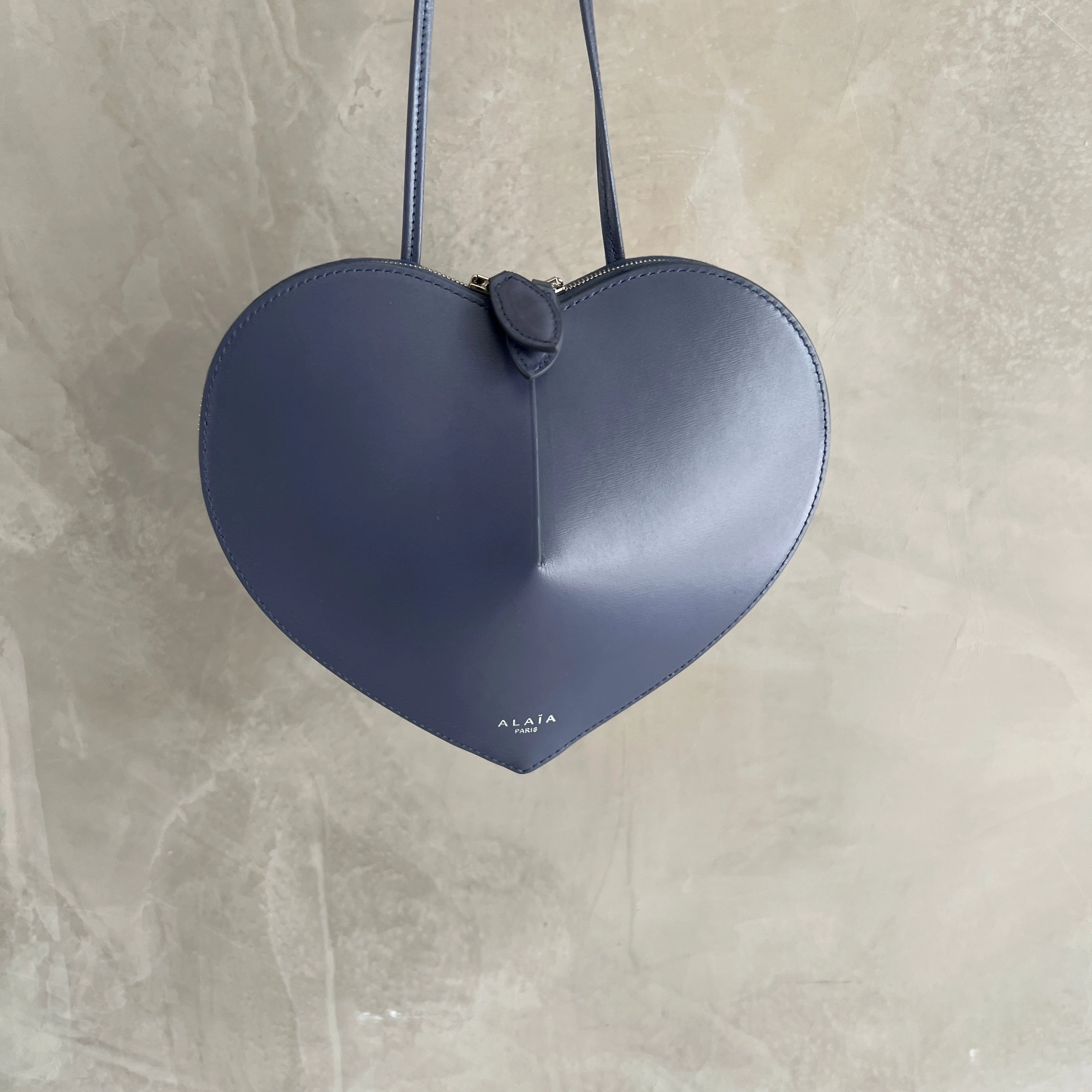 Le Cur Bag Lux Calfskin, Bleu Turquin