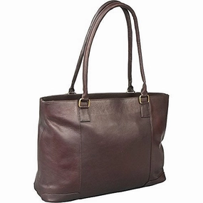 Le Donne Leather Women'S Laptop/Handbag Brief (Caf)