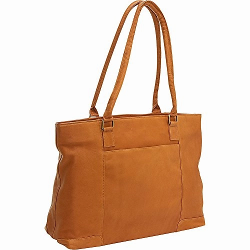 Le Donne Leather Women'S Laptop/Handbag Brief (Caf)