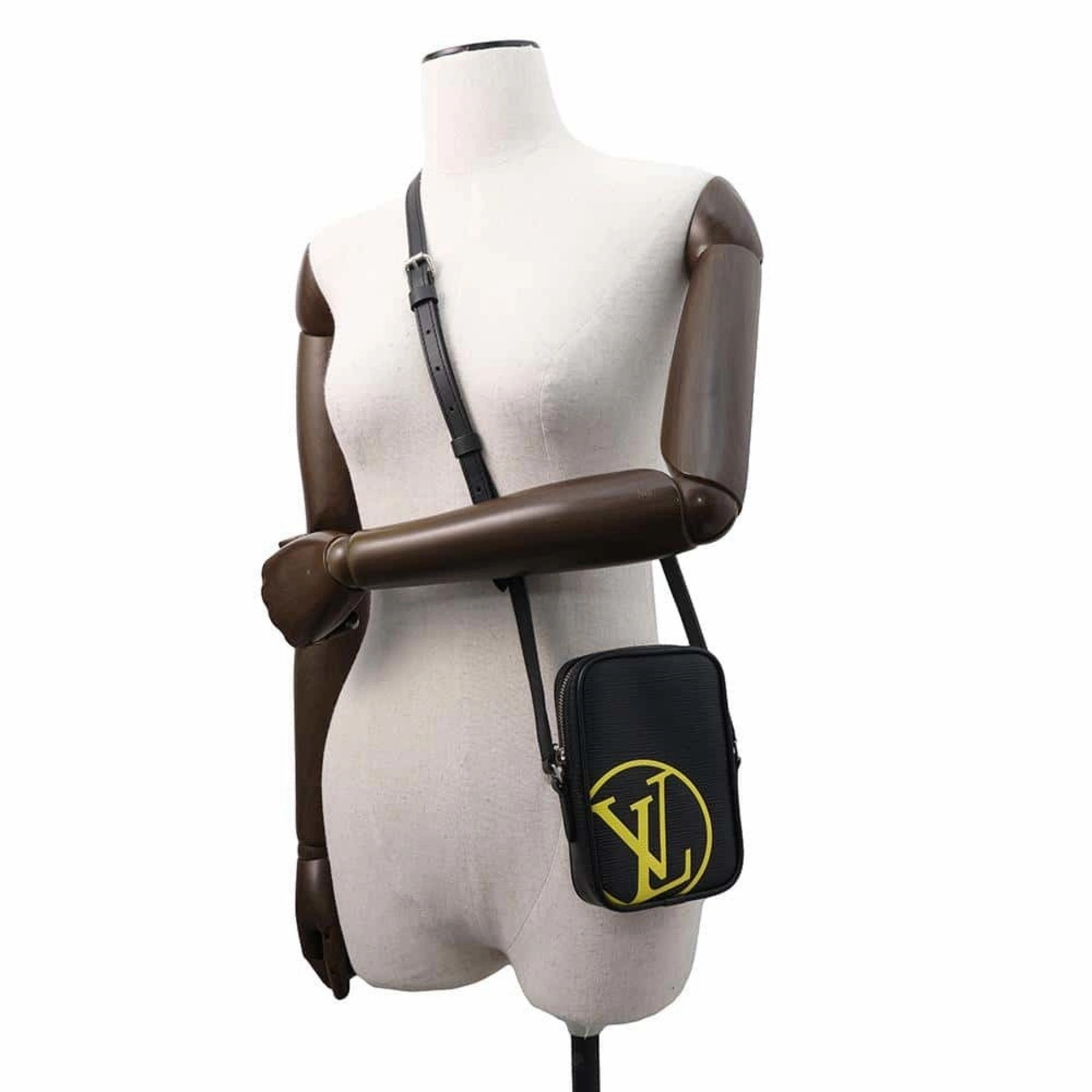 Leather Crossbody Bag with Dust Bag and Minor Scuffs