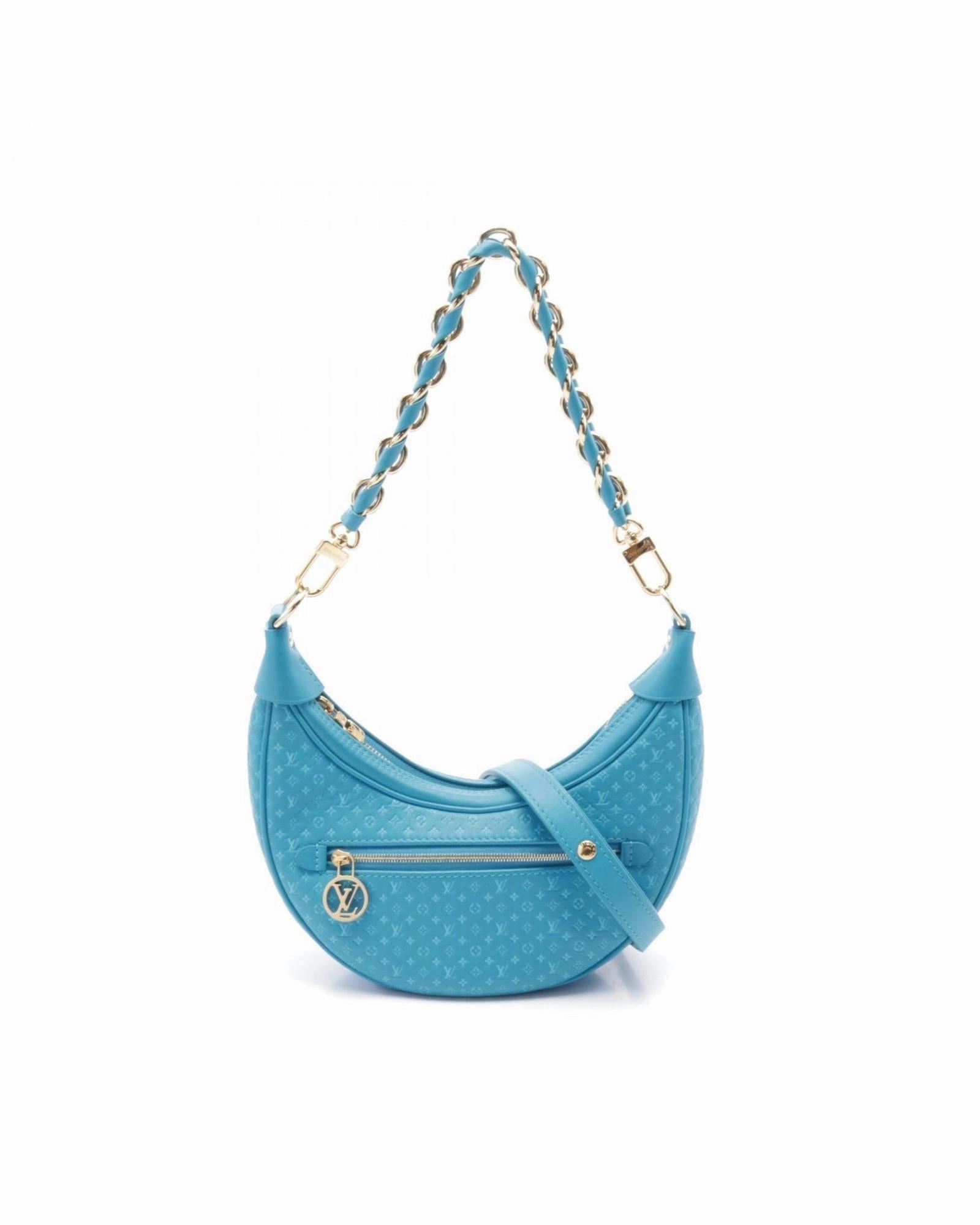 Leather Crossbody Bag with Dust Bag and Shoulder Strap