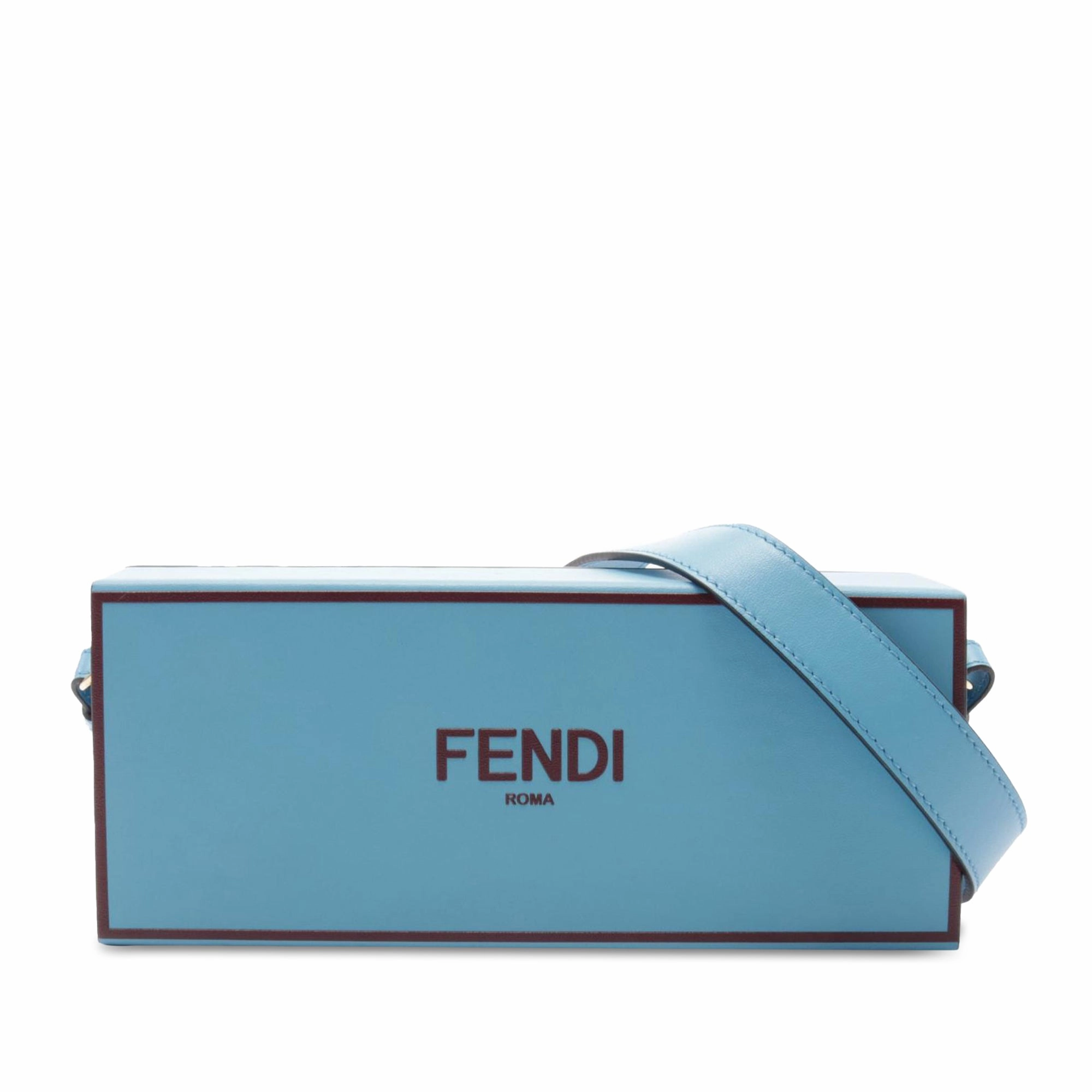 Leather Horizontal Box Crossbody