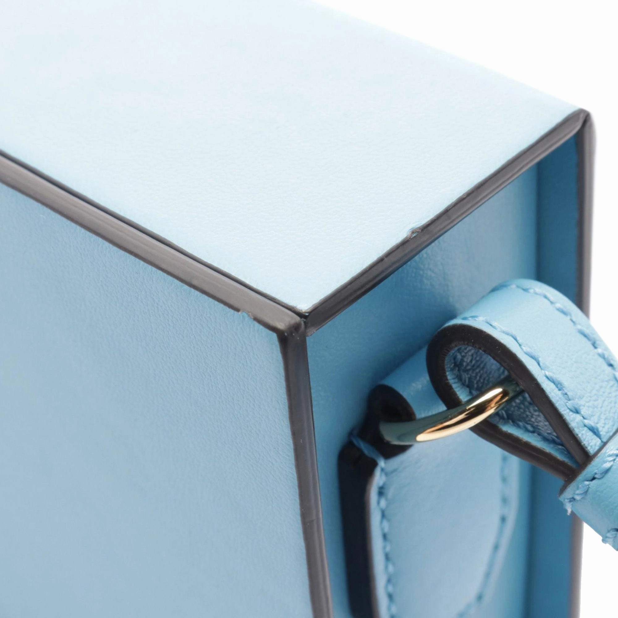 Leather Horizontal Box Crossbody