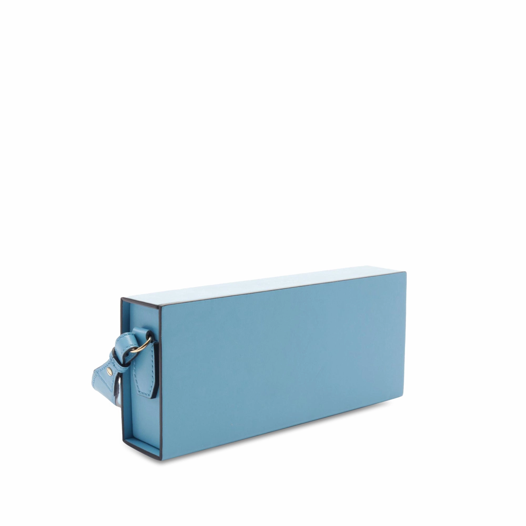 Leather Horizontal Box Crossbody