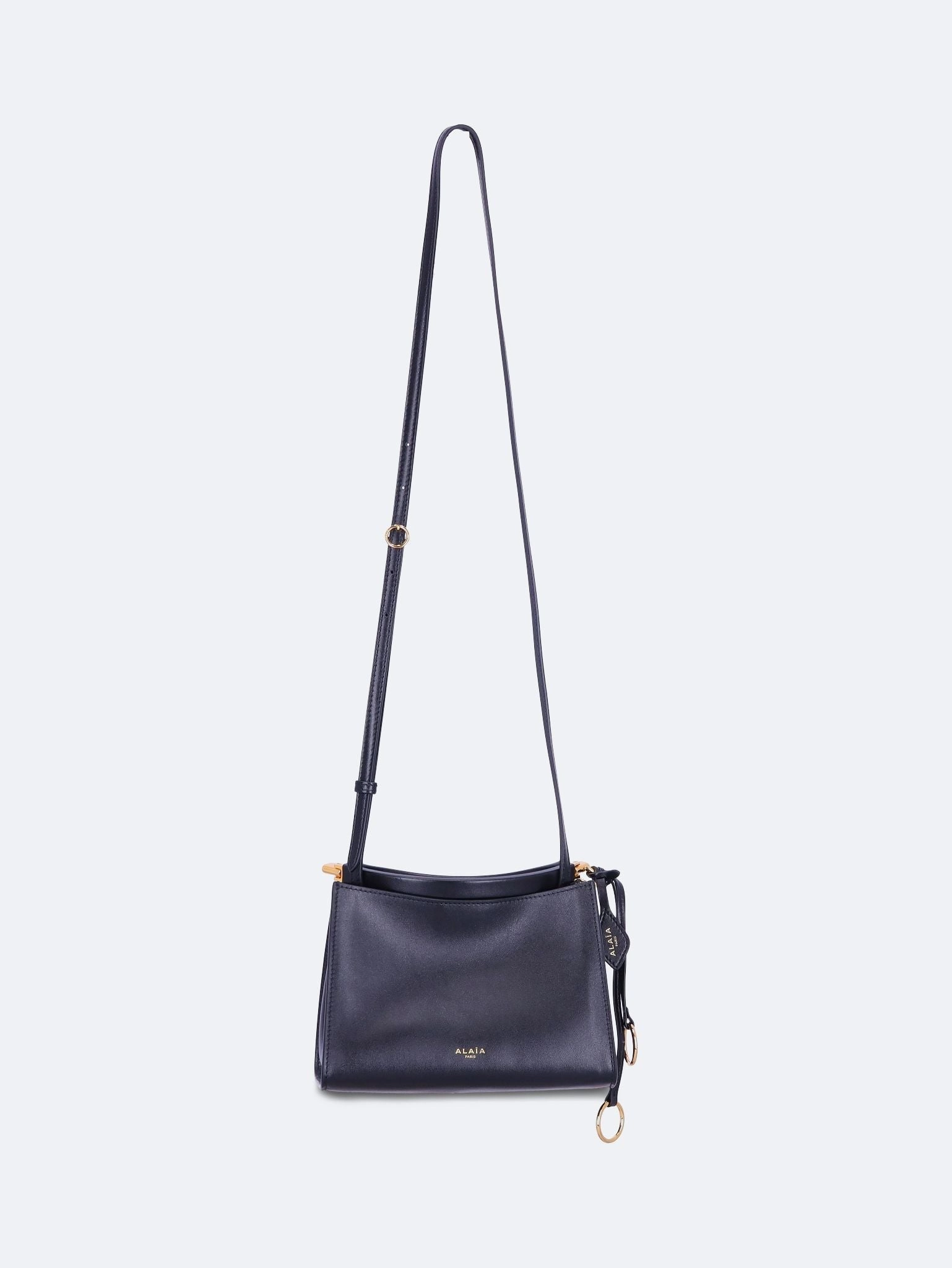 Leather le click small square bag