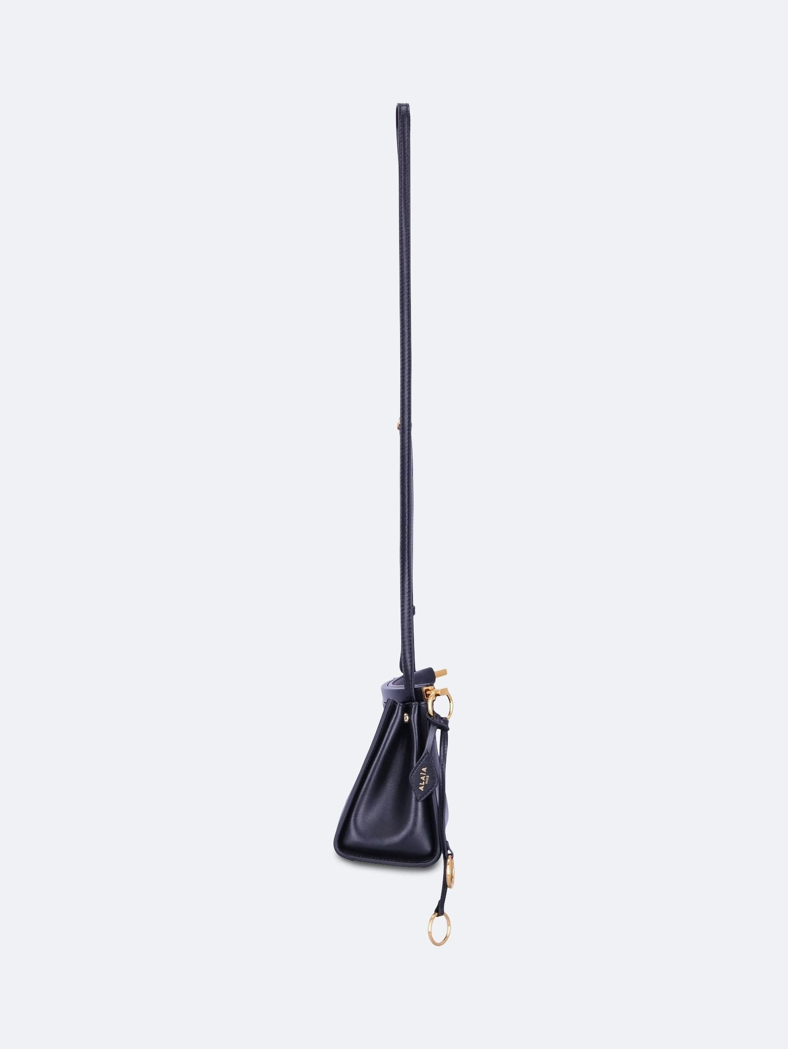 Leather le click small square bag