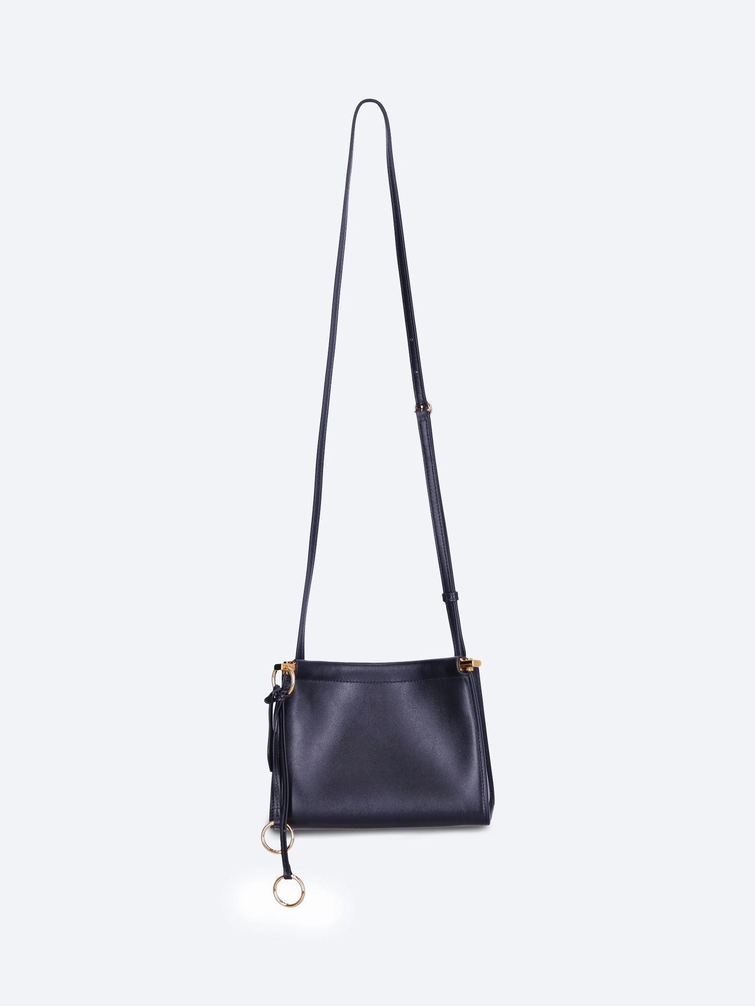 Leather le click small square bag