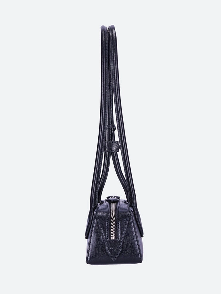 Leather le teckel small handbag