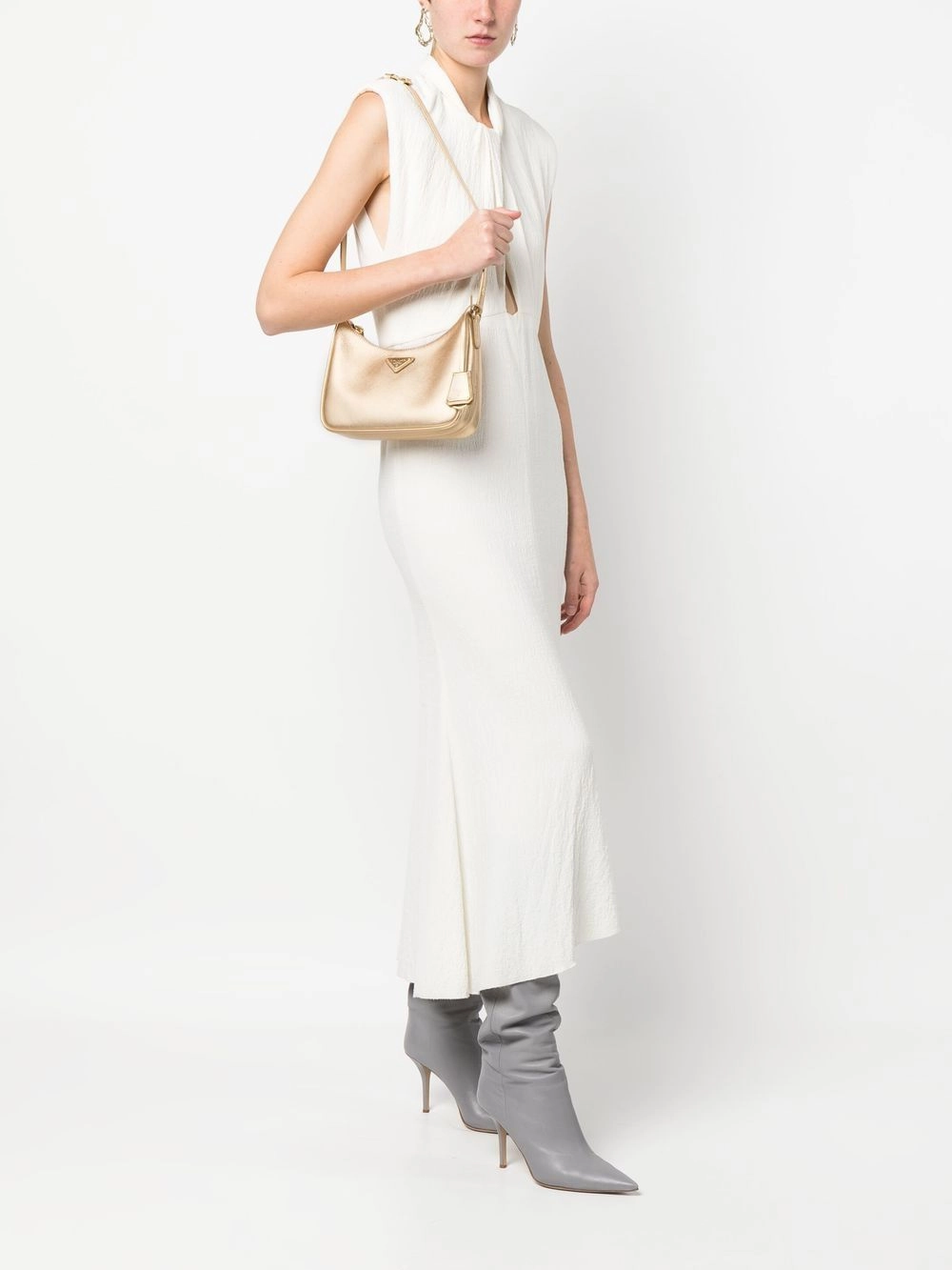 Leather mini handbag