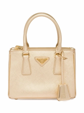 Leather mini handbag