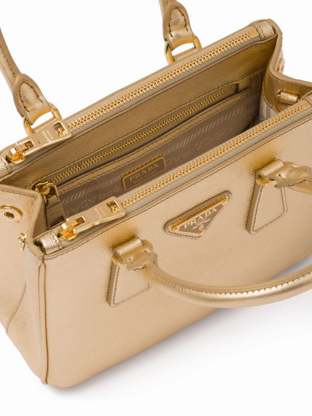 Leather mini handbag