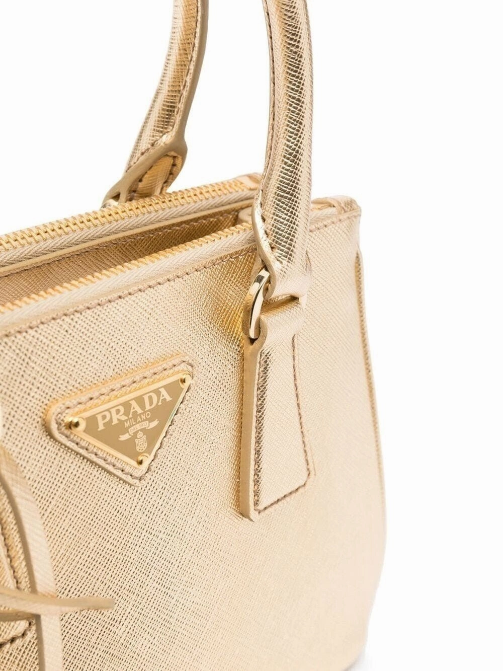 Leather mini handbag