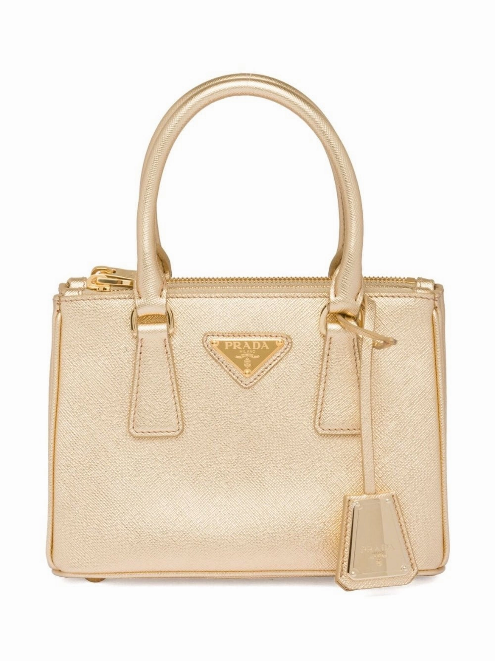 Leather mini handbag
