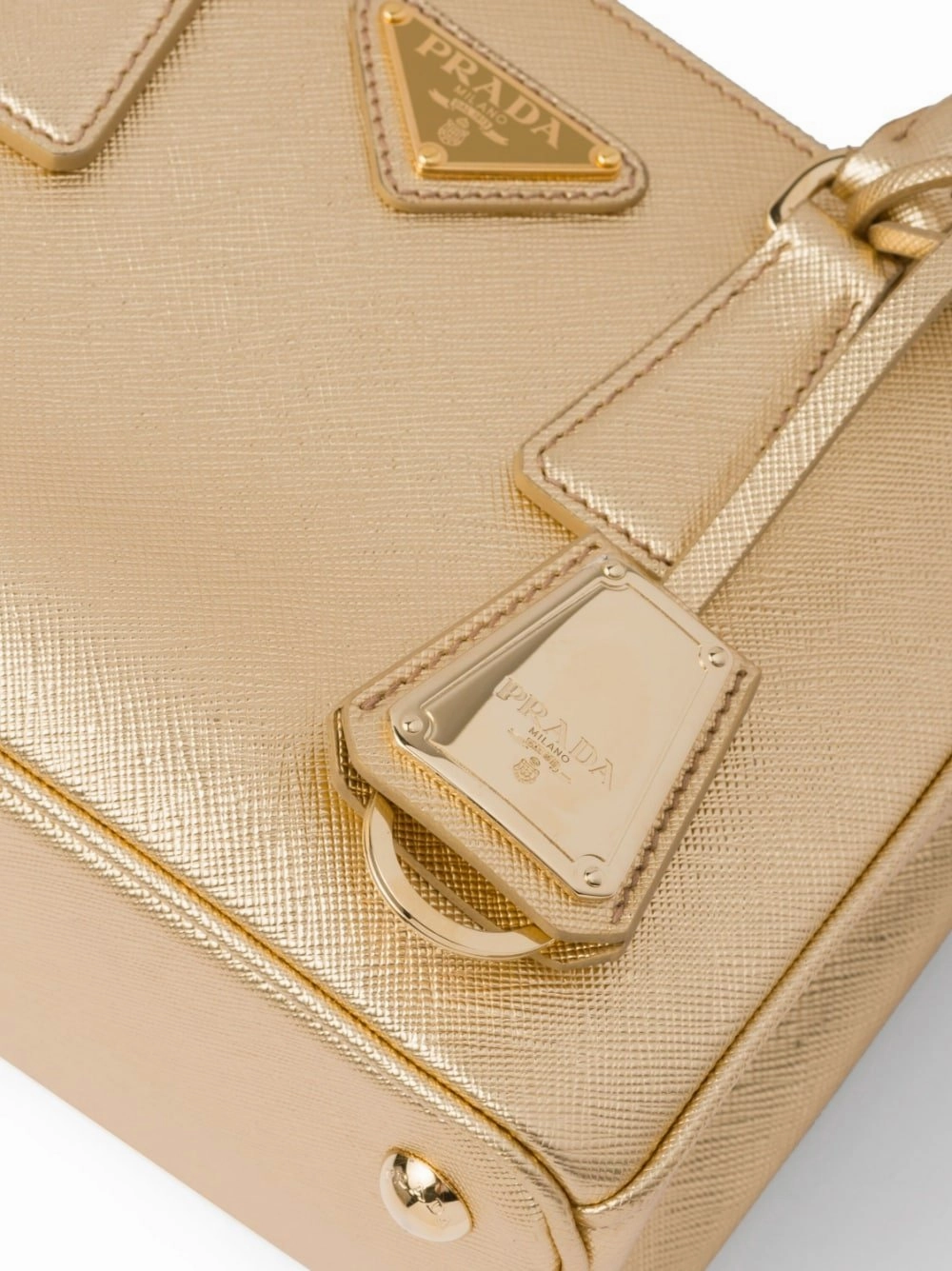 Leather mini handbag