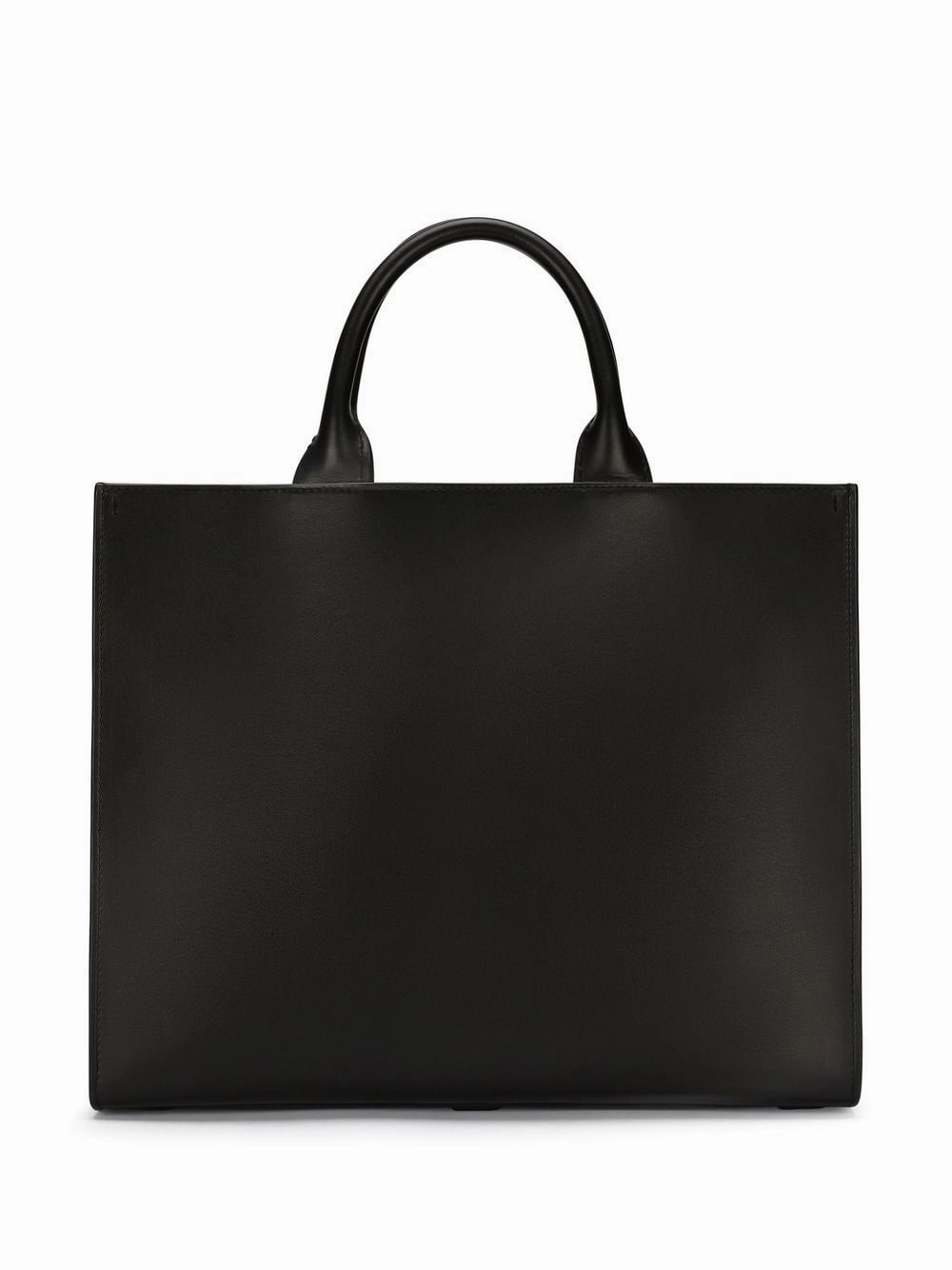 Leather shopper bag
