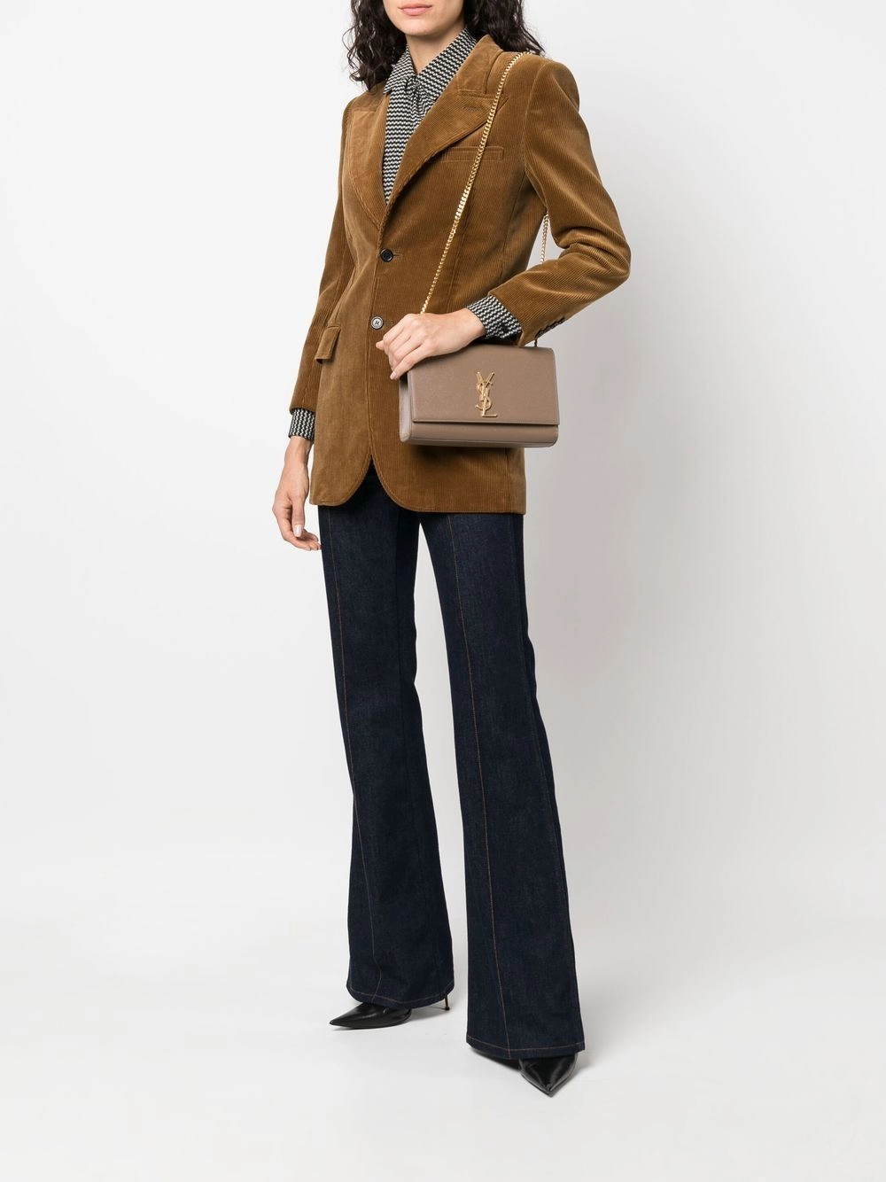 Leather shoulder bag