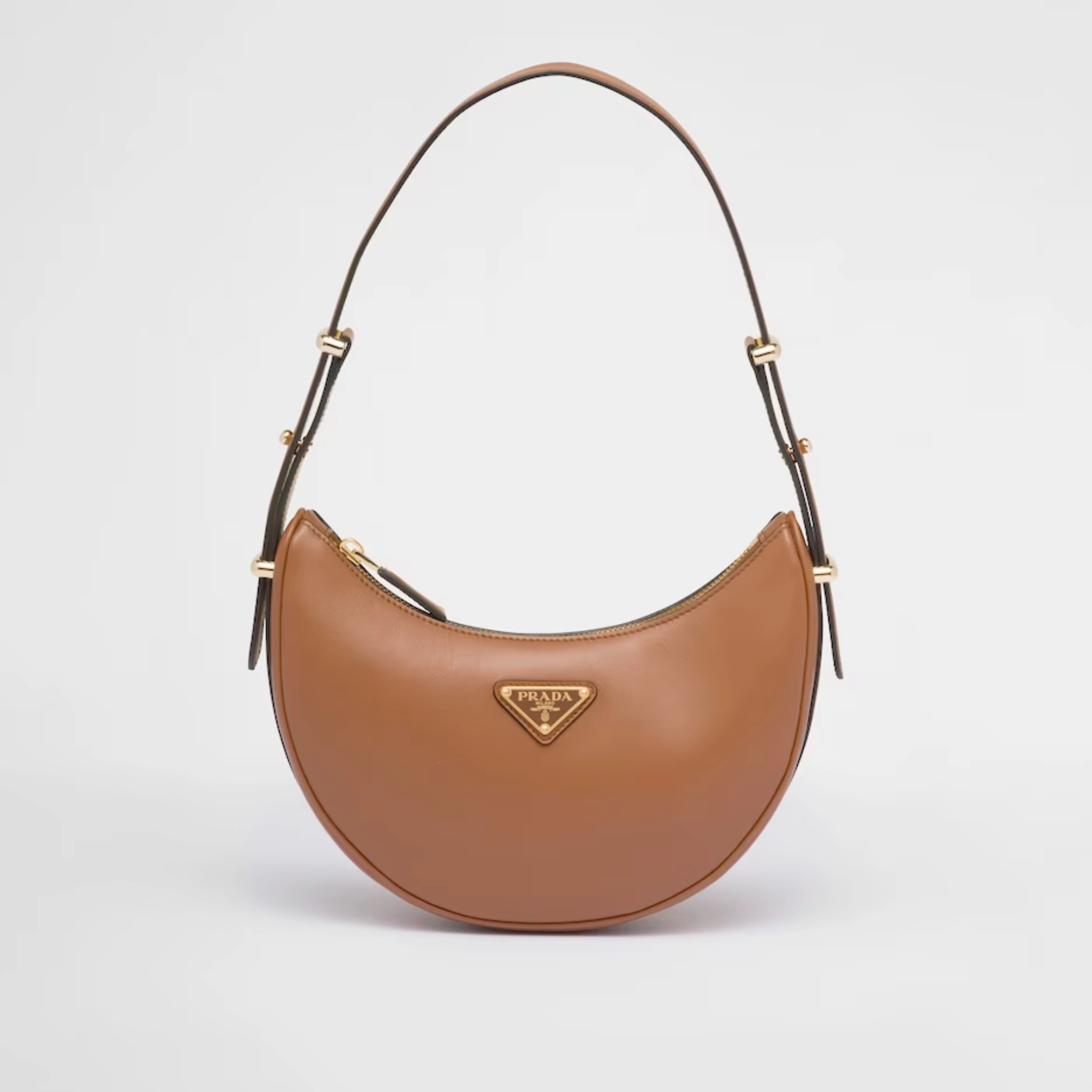 Leather Shoulder Bag Cognac Leather Shoulder Bag for Women