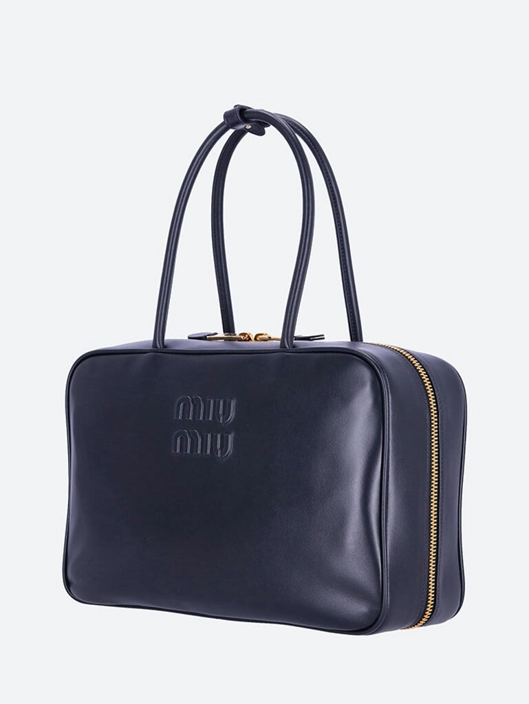Leather softy borse handbag