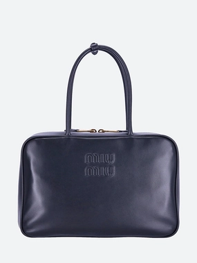 Leather softy borse handbag