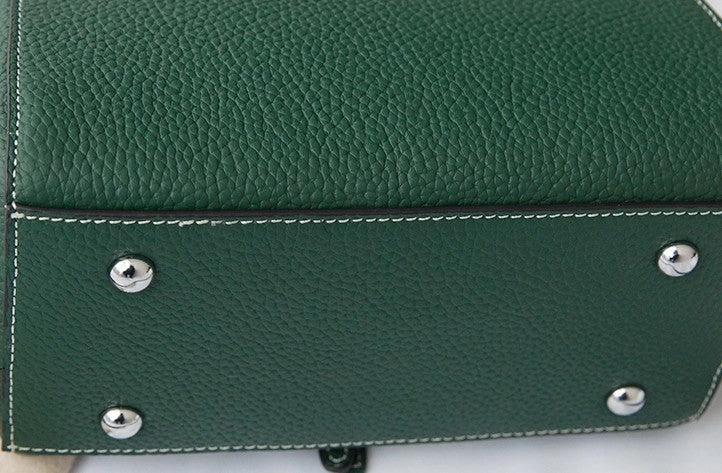 Leather Womens Stylish Green Handbag Purse Crossbody Purse Shoulder Bag for Women