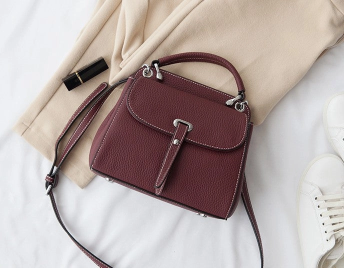 Leather Womens Stylish Green Handbag Purse Crossbody Purse Shoulder Bag for Women