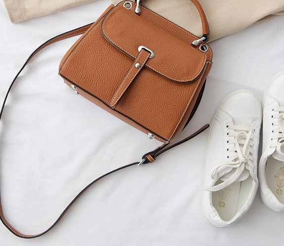 Leather Womens Stylish Green Handbag Purse Crossbody Purse Shoulder Bag for Women