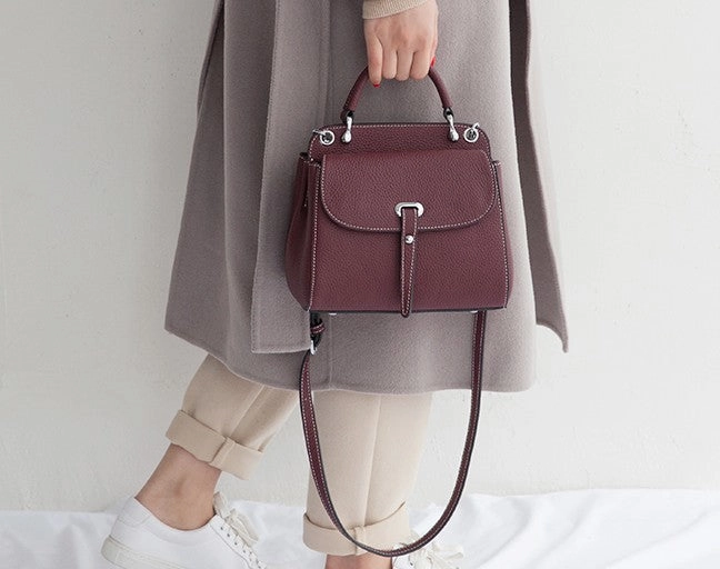 Leather Womens Stylish Green Handbag Purse Crossbody Purse Shoulder Bag for Women