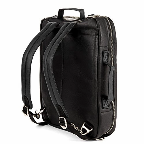 Lencca Quadra 4-In-1 Backpack   Messenger   Briefcase   Tote Bag For Up To 15.6 Inch Laptops -