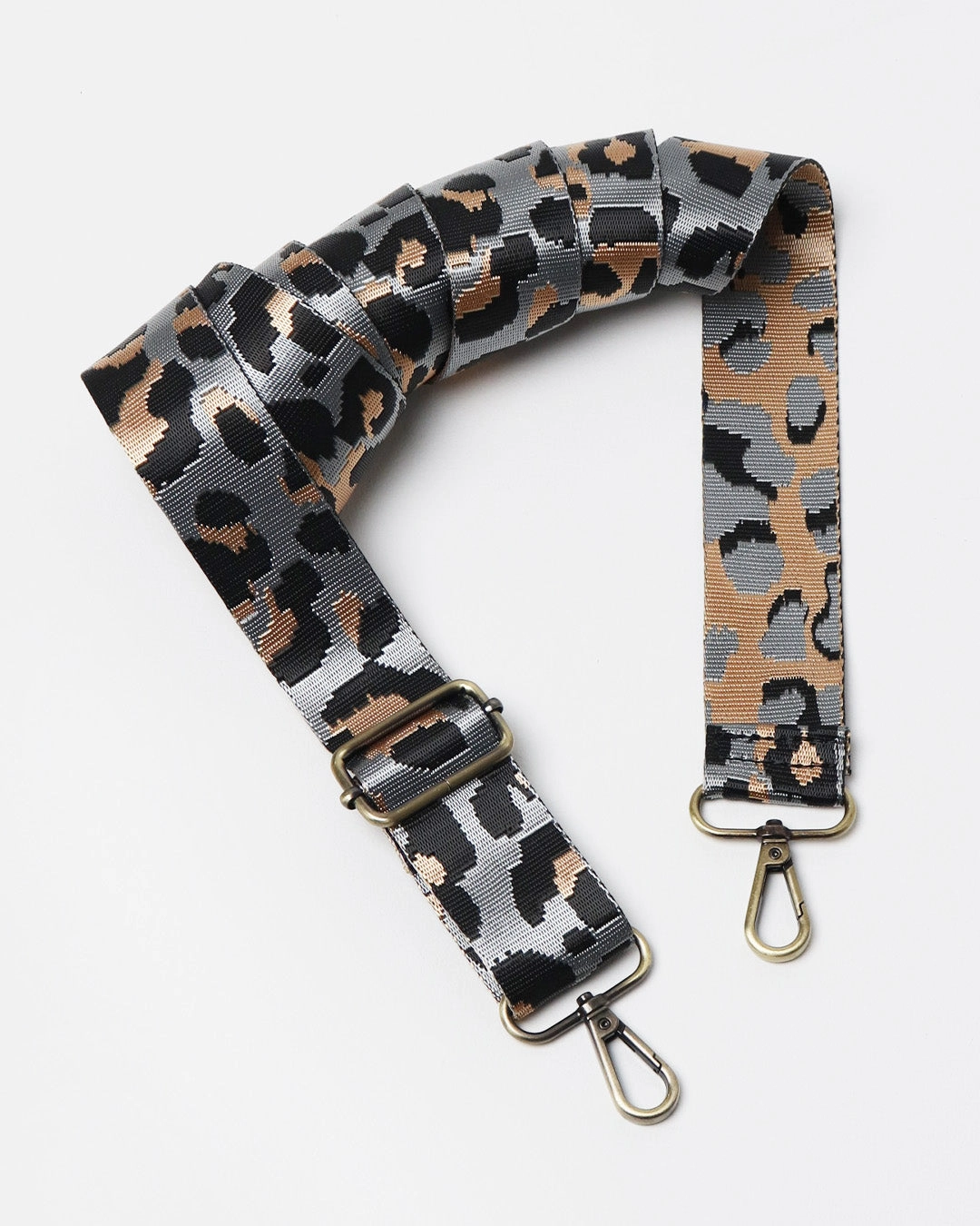 Leopard Strap - Light Grey