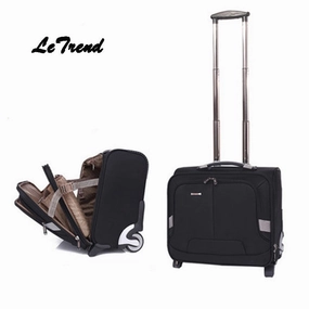 Letrend Oxford Rolling Luggage Casters Business Computer Trolley 18 Inch Carry On Luggage Wheels