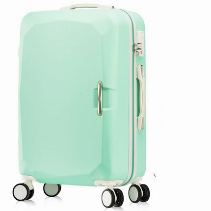 Letrend Women Korea Rolling Luggage Spinner Suitcase Wheels Student Trolley 20 Inch Carry On Travel