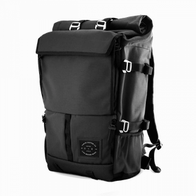 Life Behind Bars The Peloton Asphalt Rolltop Backpack