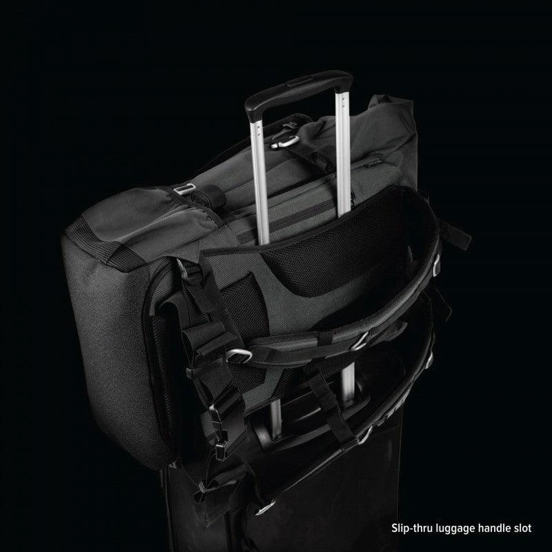Life Behind Bars The Peloton Asphalt Rolltop Backpack