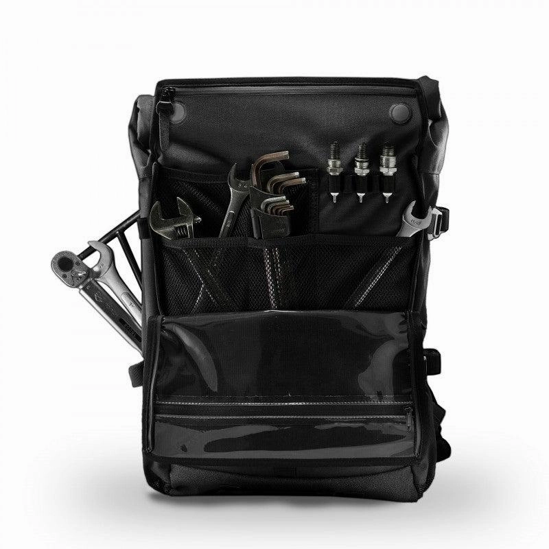 Life Behind Bars The Peloton Asphalt Rolltop Backpack