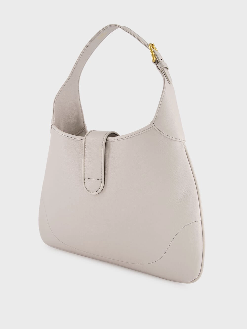 Light Grey Aphrodite Medium Shoulder Bag
