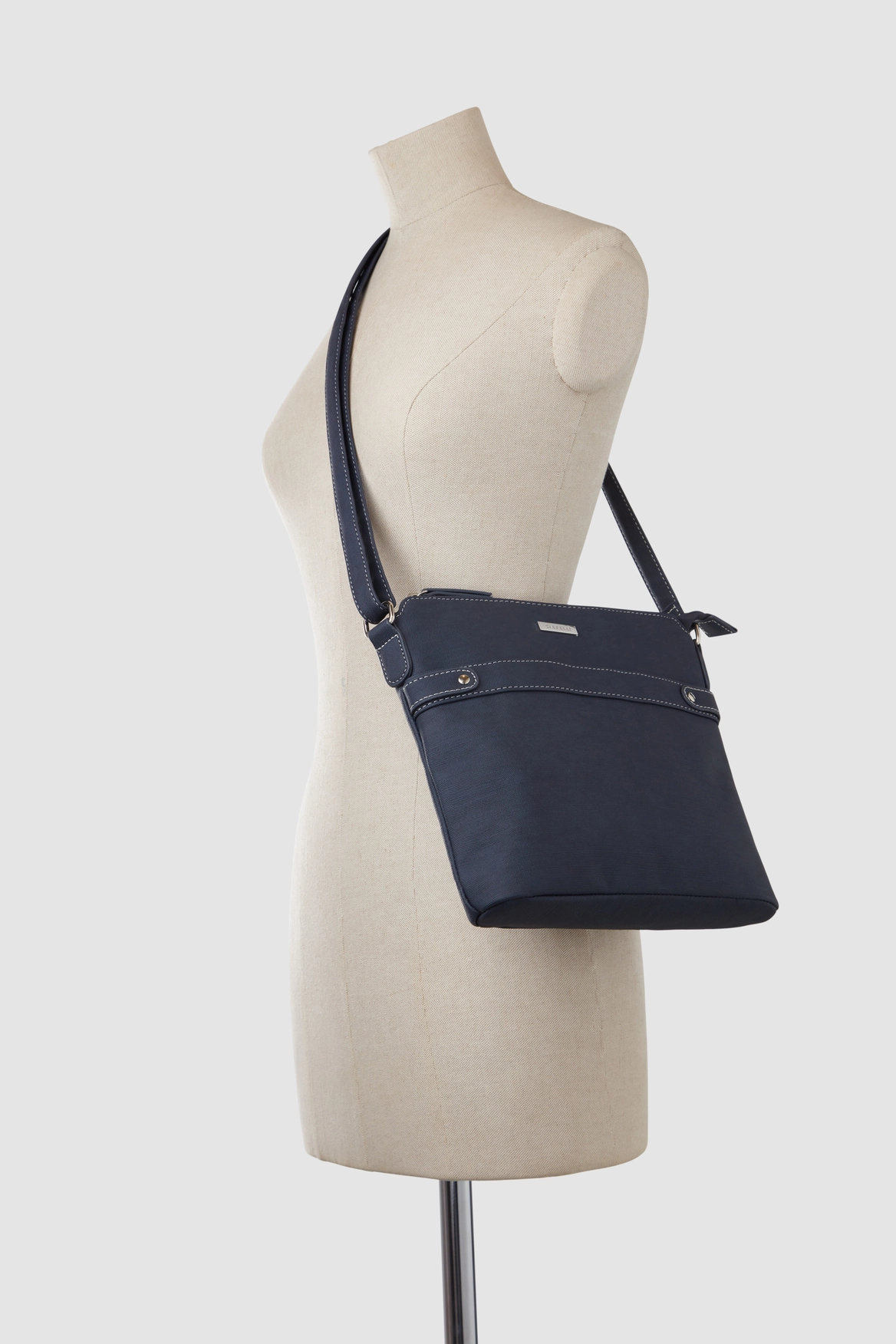 Linen Crossbody Bag