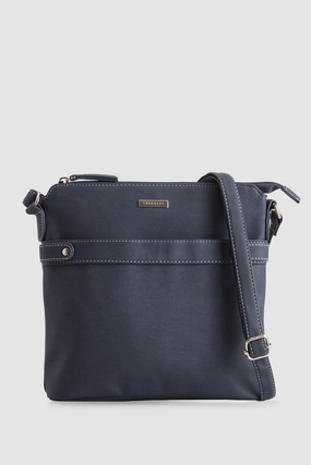 Linen Crossbody Bag