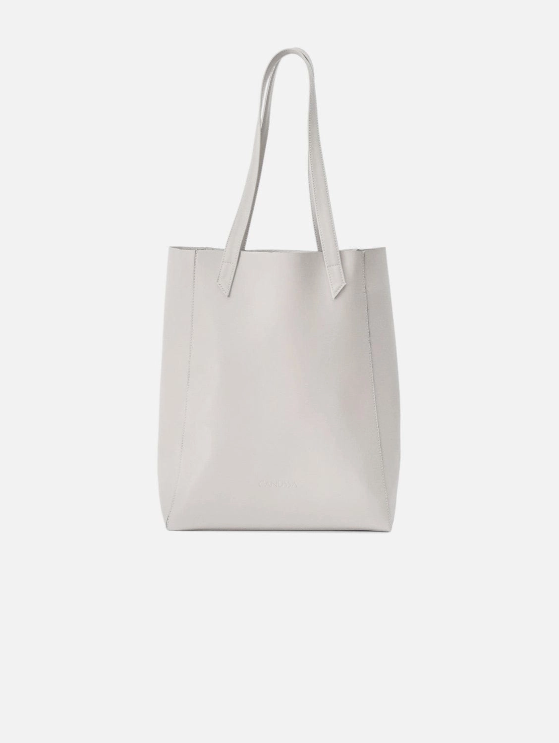Lite Vegan Leather Everyday Tote Bag | Stone