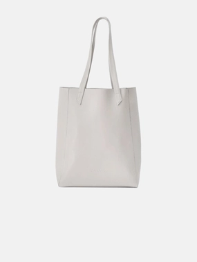 Lite Vegan Leather Everyday Tote Bag | Stone