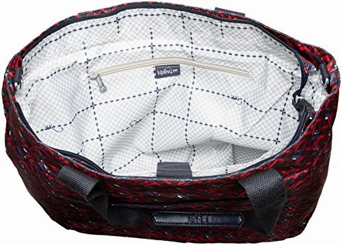 Lizzie Printed Laptop Tote Shoulder Bag, Groovy Lines, One Size
