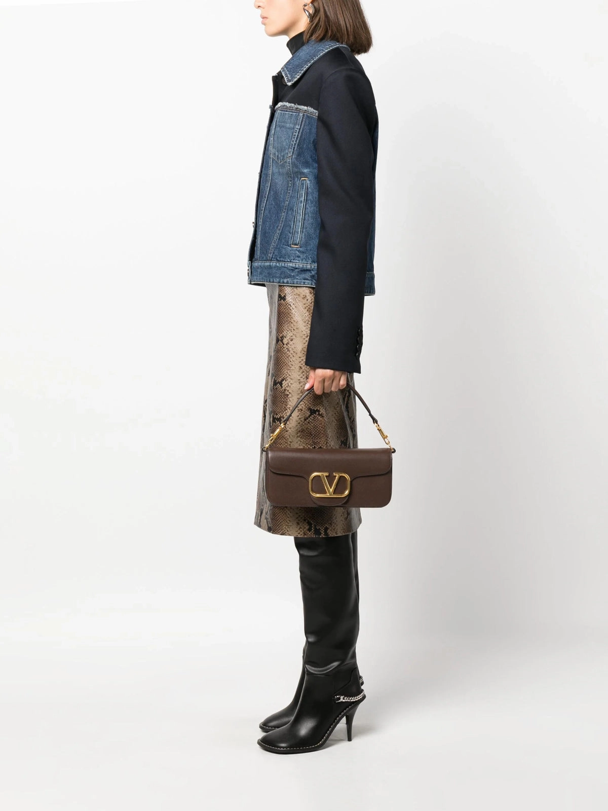 Loc Leather Shoulder Bag
