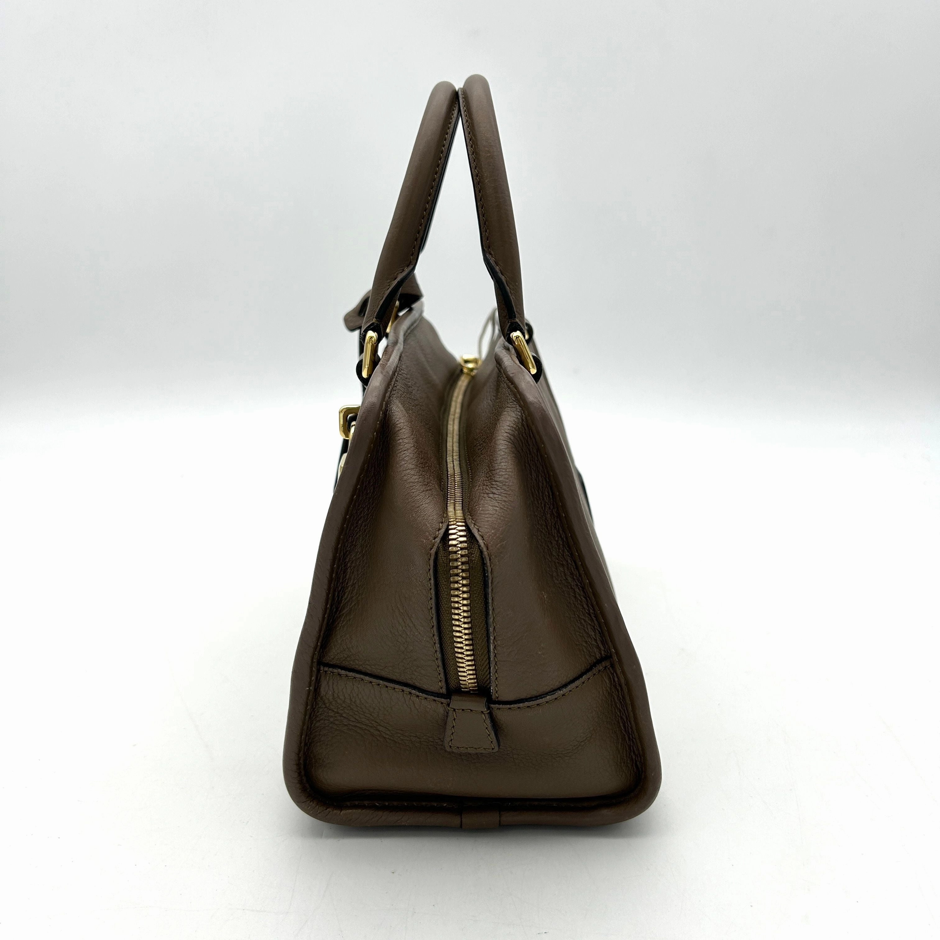 Loewe | Bags | Loewe Amazona 23 Handbag Shoulder Bag 2way Mini Boston Crossbody Dark Brown LA33196