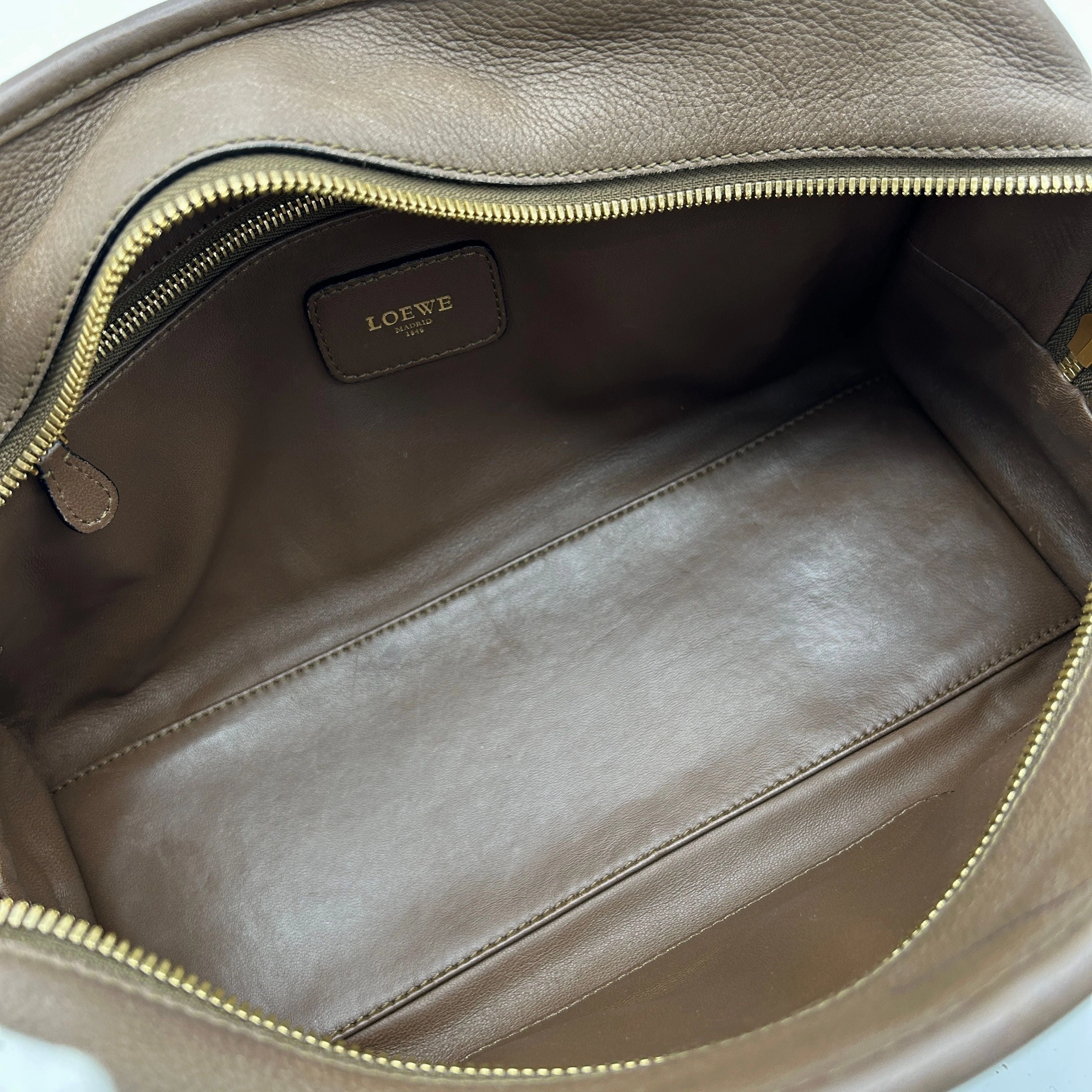 Loewe | Bags | Loewe Amazona 23 Handbag Shoulder Bag 2way Mini Boston Crossbody Dark Brown LA33196