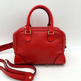 Loewe | Bags | Loewe Loewe Bag Ladys Handbag Shoulder 2way Leather Amazona 75 Medium Red LA13544