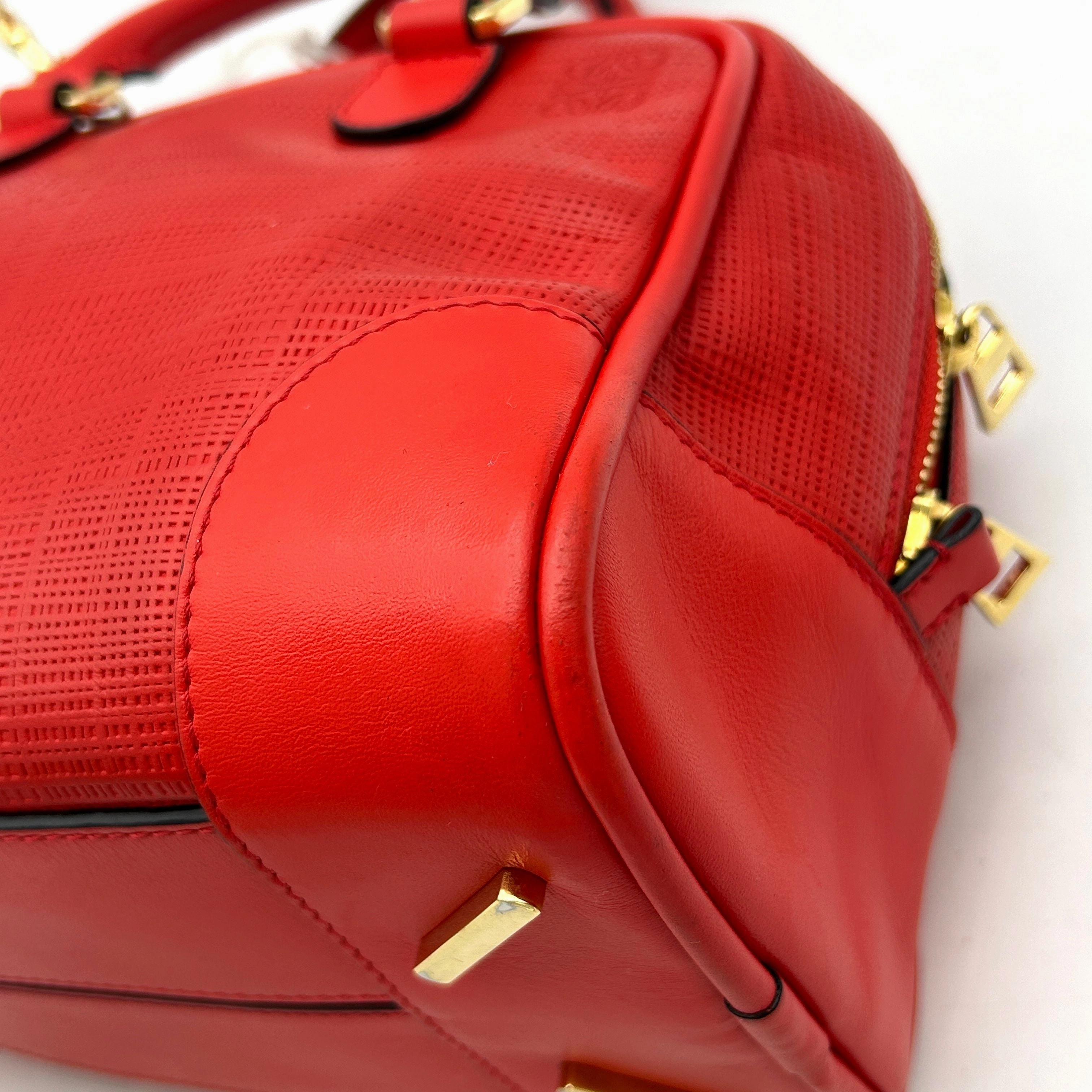 Loewe | Bags | Loewe Loewe Bag Ladys Handbag Shoulder 2way Leather Amazona 75 Medium Red LA13544