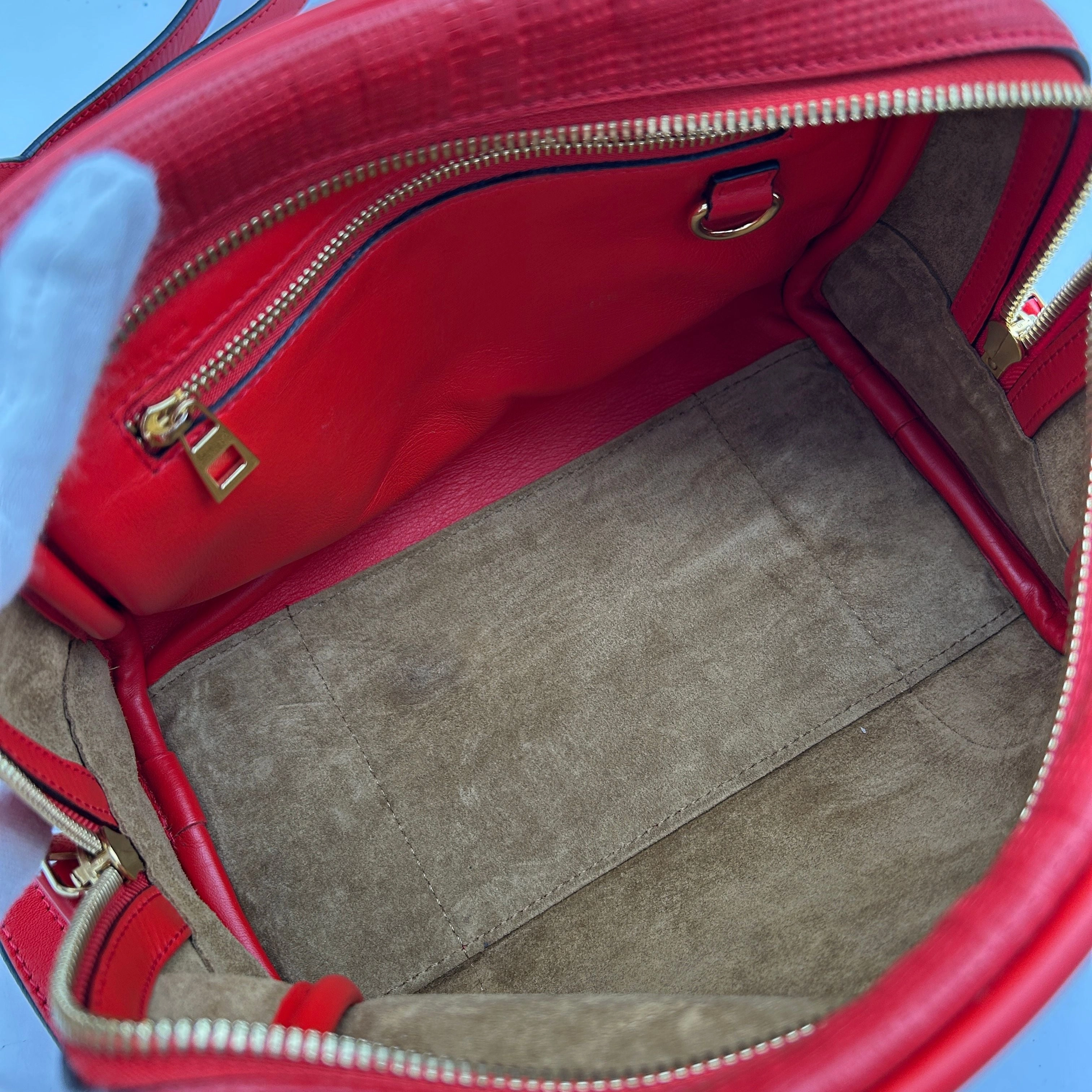 Loewe | Bags | Loewe Loewe Bag Ladys Handbag Shoulder 2way Leather Amazona 75 Medium Red LA13544