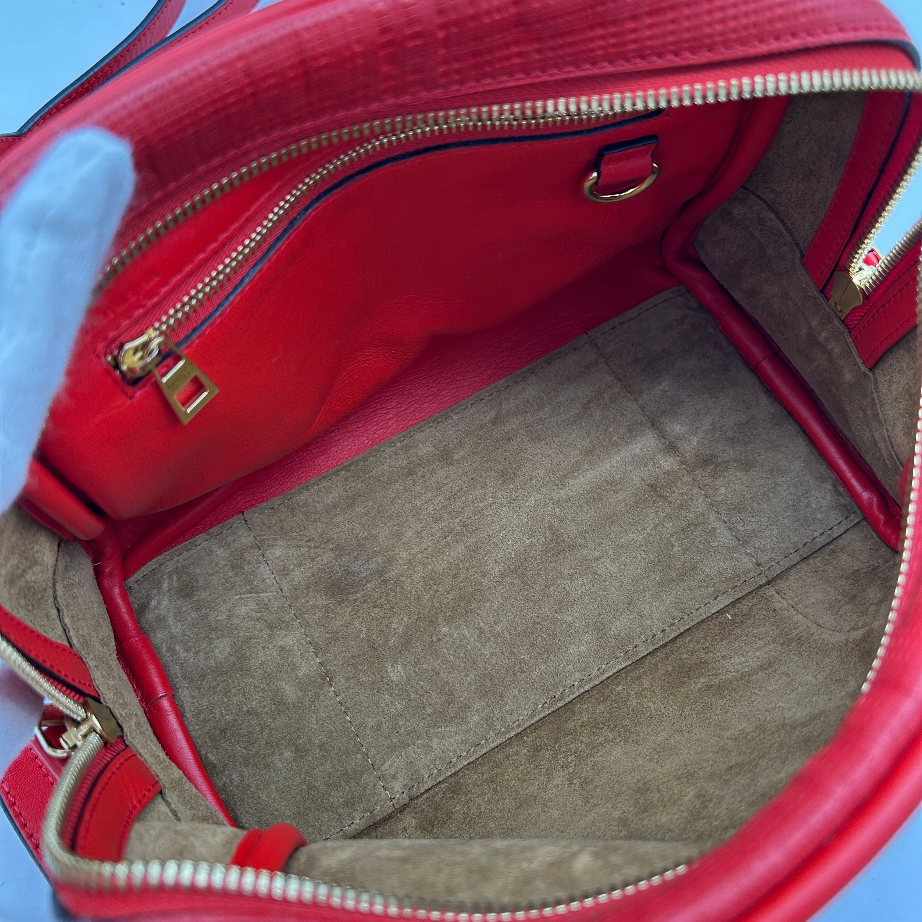 Loewe | Bags | Loewe Loewe Bag Ladys Handbag Shoulder 2way Leather Amazona 75 Medium Red LA13544