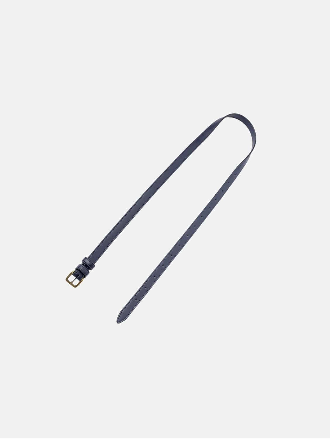 Long Apple Leather Vegan Belt Bag Strap | Navy